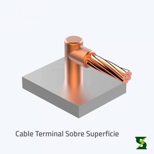 molde cable a superficie sistema puesta a tierra soldexel