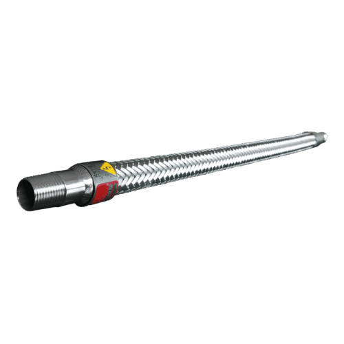 Acople Flexible en Acero Inoxidable Macho-Macho Marca Soldexel