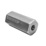 Base Hexagonal para Terminales de Captación en Acero Inoxidable Marca Soldexel