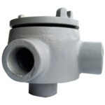 Caja Redonda GUA con Tapa Roscada en Aluminio Tipo M Marca Soldexel