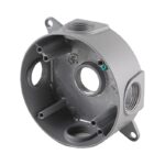 Cajas Octagonales en Inyección de Aluminio con Cinco Accesos Roscados para Intemperie Marca Soldexel