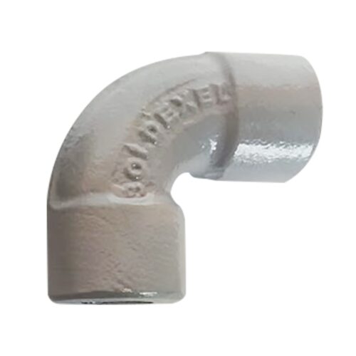 Codo de 90 GRADOS en Hierro Hembra-Hembra a Prueba de Explosión Marca Soldexel