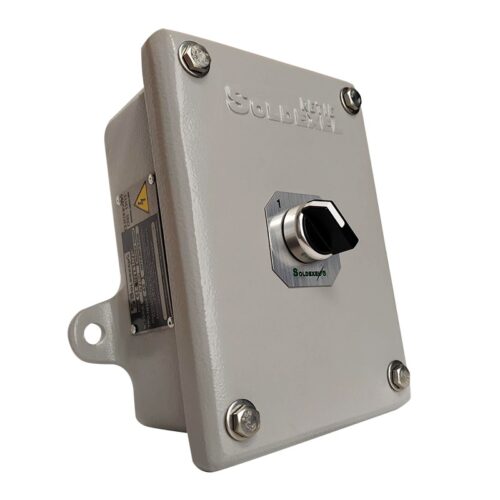 Estación de Mando de Una Salida Interruptor Sencillo para Áreas de Intemperie Nema 4 Marca Soldexel