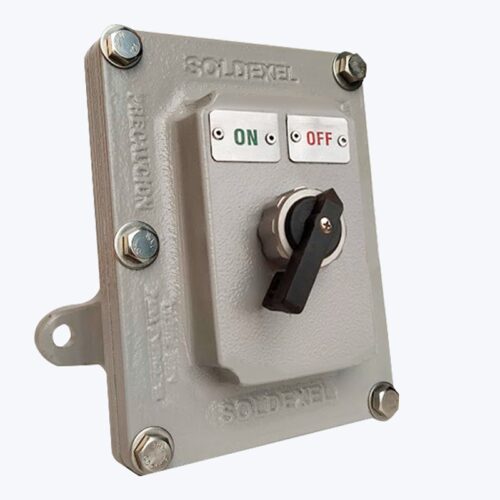 Estación de Mando de Una Salida Interruptor Sencillo para Áreas Peligrosas Nema 7 Marca Soldexel