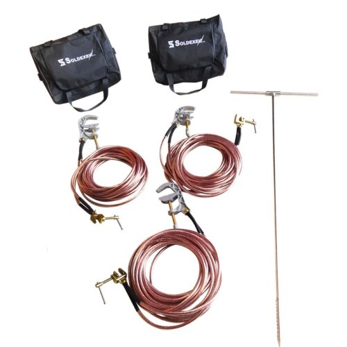 Kit Sistema Puesta a Tierra Temporal de Alta Tensión Marca Soldexel