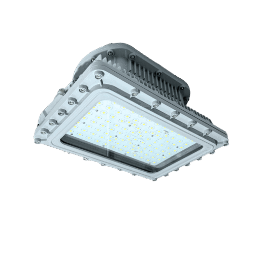 Luminaria LED Alberich para exterior, a prueba de explosión, ideal para áreas industriales clasificadas.