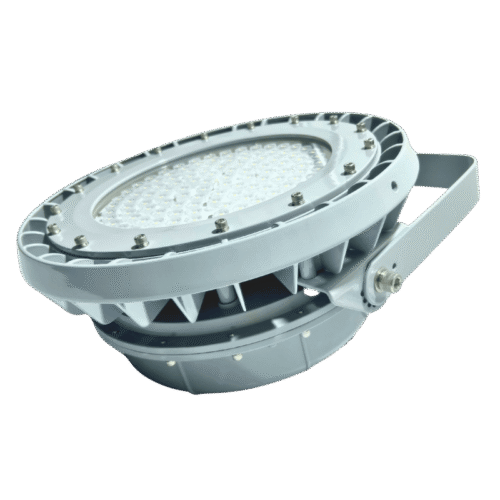 Luminaria LED SYD para exterior, a prueba de explosión, ideal para áreas clasificadas e industria.