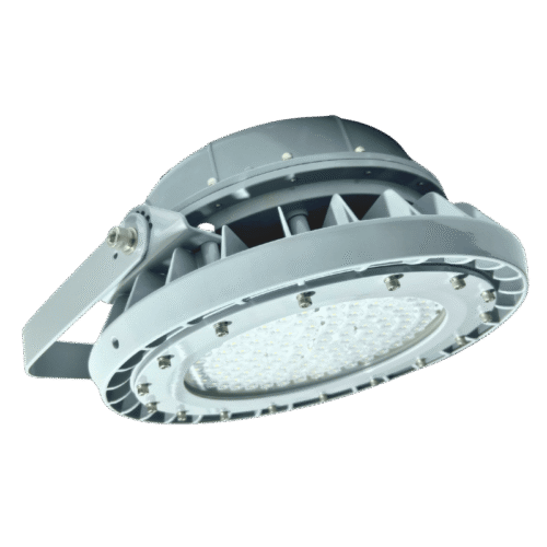 Luminaria LED SYD para exterior, a prueba de explosión, ideal para áreas clasificadas e industria.
