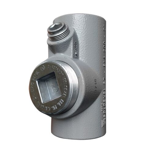 Sello Cortafuegos Hembra-Hembra en Aluminio para Áreas Peligrosas Marca Soldexel